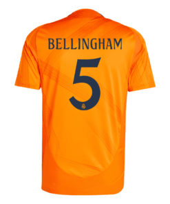 Real Madrid BELLINGHAM #5 Away Jersey Authentic 2024/25 - Image 3