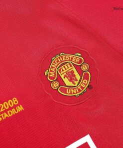 Manchester United Home Jersey Retro 2007/08 - Long Sleeve - UCL Final - Image 6