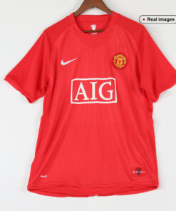 Manchester United RONALDO #7 Home Jersey Retro 2007/08 - Image 9