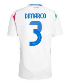 Italy DIMARCO #3 Away Jersey EURO 2024 - Image 3